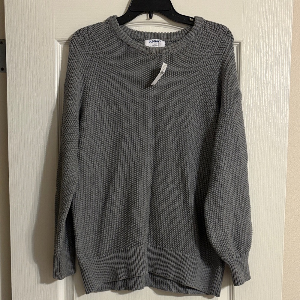 Old Navy Gray Crewneck Sweater